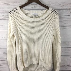 Madewell Northshore Pullover Knit Sweater XS Hi-Lo